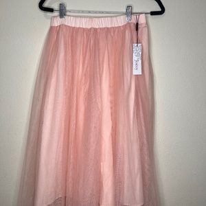 Tulle pink skirt medium